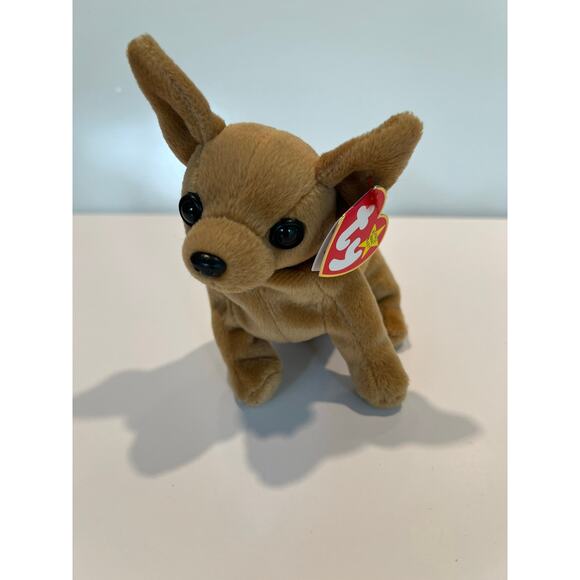 Ty Beanie Baby 1999 Tiny the Chihuahua P.E. Pellets Retired JL - Picture 1 of 9